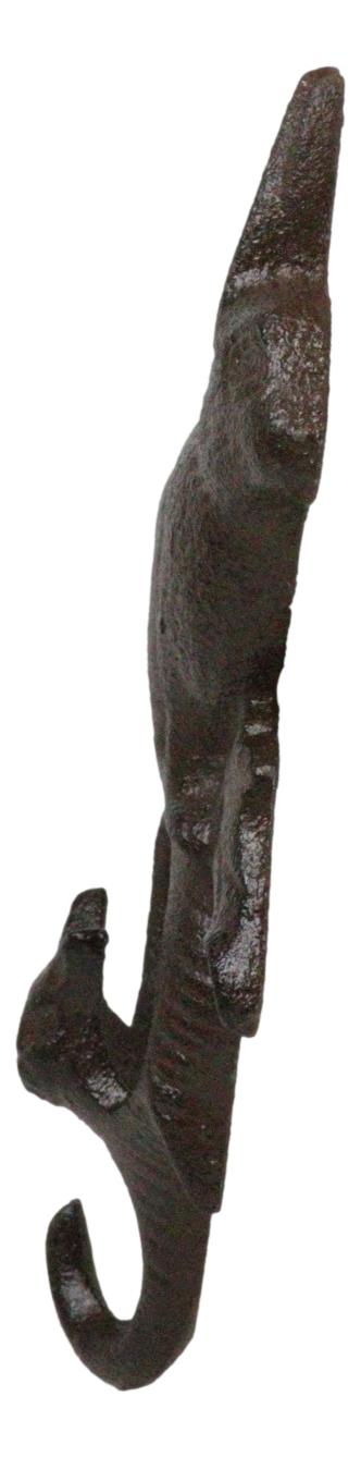 Pack Of 2 Rustic Cast Iron Cottage Bunny Brer Rabbit Hare Wall Decor Key Hooks