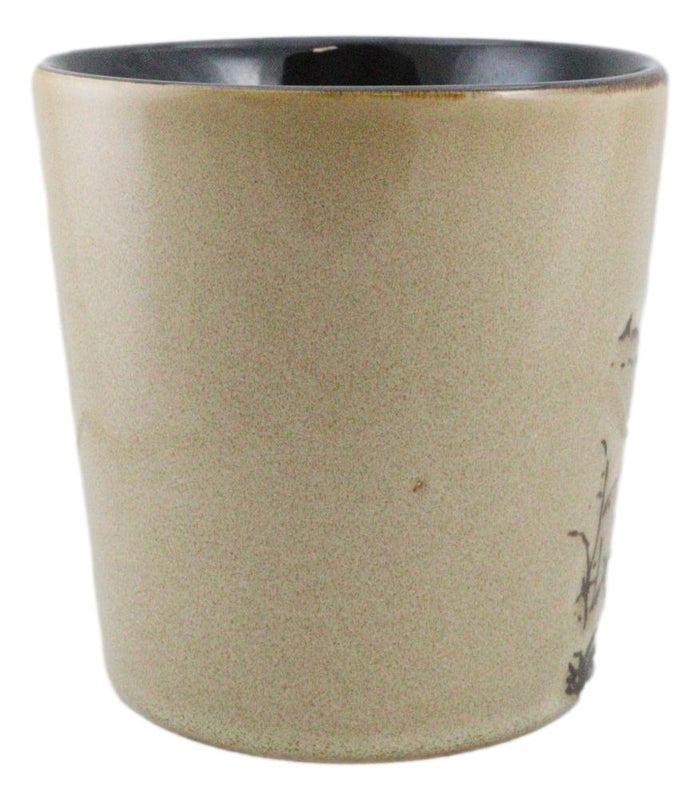 Pack Of 2 Rustic Western Cabin Lodge Forest Grizzly Bear Ceramic Mugs Coffee Cup