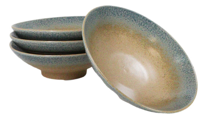 Pack Of 4 Blue River Ao Nagashi Collection Large Ramen Soup Dinner Bowl 36oz
