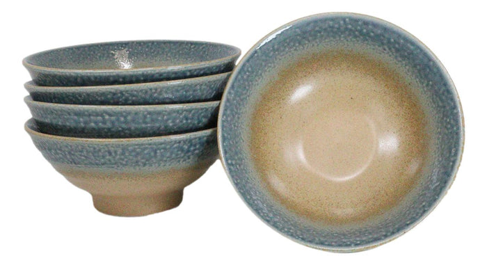 Pack Of 5 Blue River Ao Nagashi Collection Large Ramen Soup Dinner Bowl 40oz Pack Of 5 Blue River Ao Nagashi Collection Large Ramen Soup Dinner Bowl 40oz
