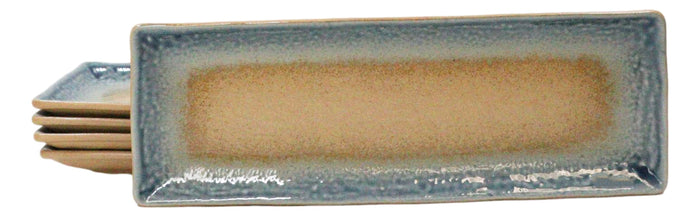 Pack Of 5 Blue River Ao Nagashi Collection Rectangular Serving Platter 14" L Pack Of 5 Blue River Ao Nagashi Collection Rectangular Serving Platter 14" L