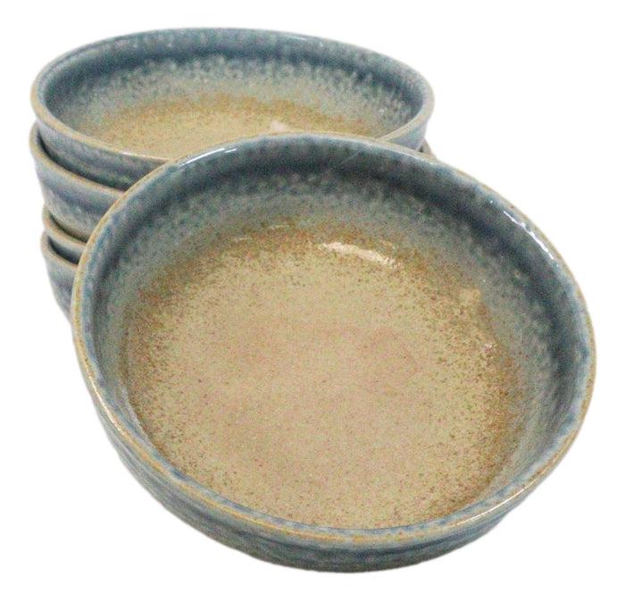 Pack Of 5 Blue River Ao Nagashi Collection Shallow Bowl Or Deep Plates 10oz