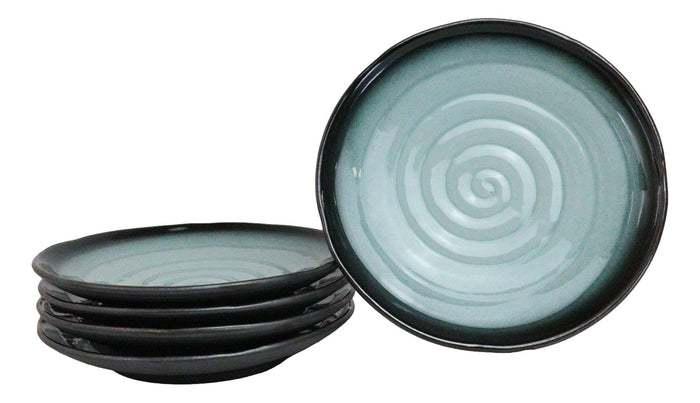 Pack Of 5 Blue Sky Seikai Collection Porcelain Round Dinner Plates 8.75" D Pack Of 5 Blue Sky Seikai Collection Porcelain Round Dinner Plates 8.75" D