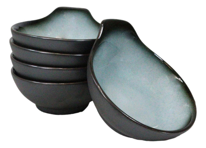 Pack Of 5 Blue Sky Stars Seikai Small Ponzu Miso Soup Bowls With Handle 5oz Pack Of 5 Blue Sky Stars Seikai Small Ponzu Miso Soup Bowls With Handle 5oz
