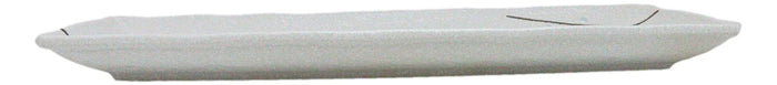 Pack Of 5 Yukino Hana Collection Ceramic Rectangular Serving Platter 14" Long