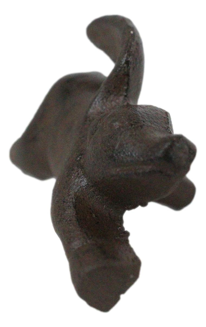 Pack Of 6 Cast Iron Rustic Country Flying Pigs Cabinet Dresser Drawer Door Knobs