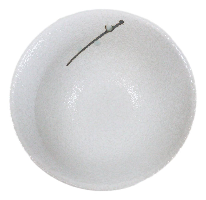 Pack Of 6 Ceramic Yukino Hana Collection Small Rice Soup Appetizer Bowls 10oz