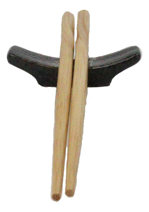 Pack Of 6 Charcoal Grey Hakumu Collection Porcelain Chopsticks Hashioki Rest