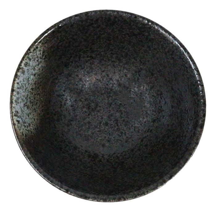 Pack Of 6 Charcoal Grey Hakumu Collection Small Rice Soup Appetizer Bowls 10oz