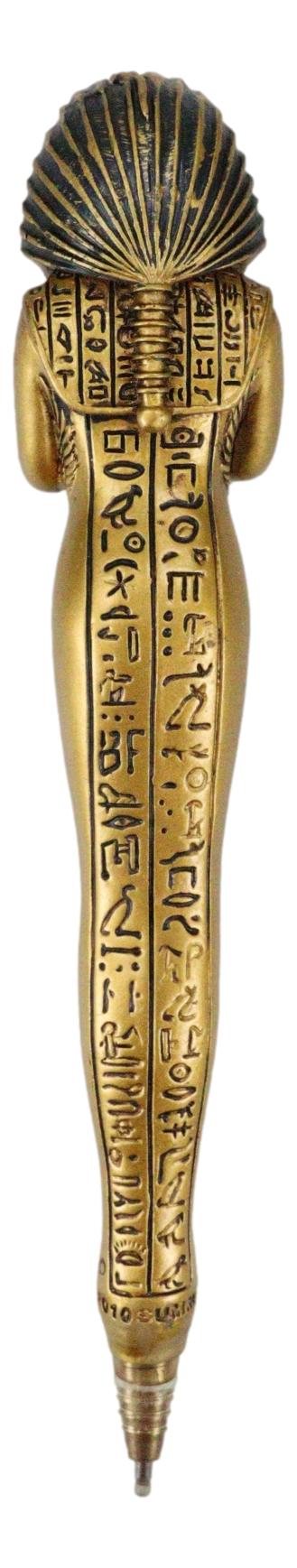 Pack Of 6 Egyptian Mask Of King TUT Pharaoh Sarcophagus Figurine Ballpoint Pens