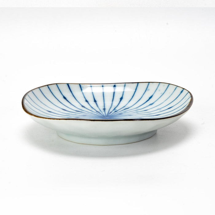 Pack Of 6 Fubuki Tokusa Made In Japan Round Flair Appetizer Salad Small Plates