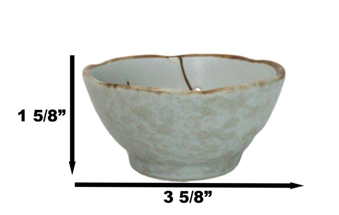 Pack Of 6 Japanese Sakura Cherry Blossoms Condiments Dipping Bowls Or Sauce Dish