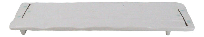 Pack Of 6 Melamine Yukino Hana Rectangular Sushi Entree Serving Platters 12" L