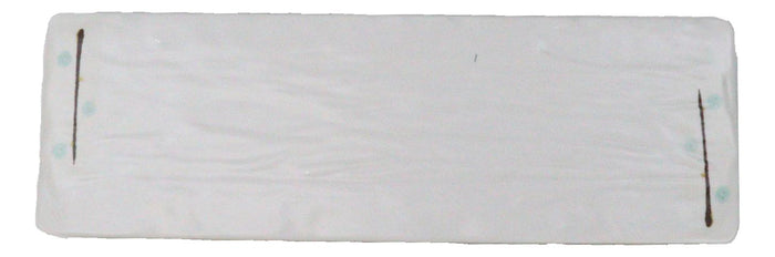 Pack Of 6 Melamine Yukino Hana Rectangular Sushi Entree Serving Platters 12" L