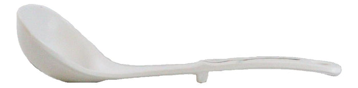 Pack Of 6 Melamine Yukino Hana Soup Gravy Stew Ladle Soup Spoons With Notch 8"L
