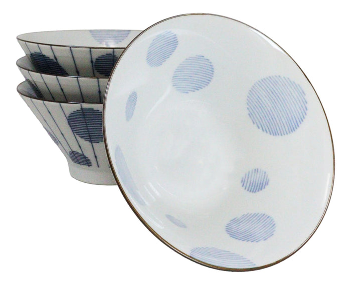 Pack Of 6 Mizutama Tokusa Made In Japan 38oz Ramen Soup Rice Sorigata Bowls Pack Of 6 Mizutama Tokusa Made In Japan 38oz Ramen Soup Rice Sorigata Bowls