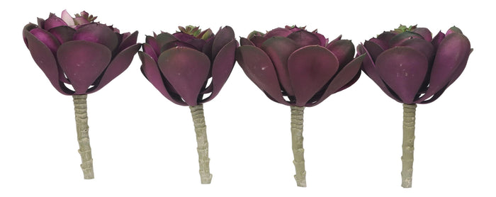 Pack Of 6 Realistic Lifelike Artificial Zwartkop Succulent Stem Botanicas