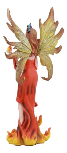 Pele The Fire Goddess Fairy Statue Queen Of Flame Pyre Faerie Fantasy Sculpture