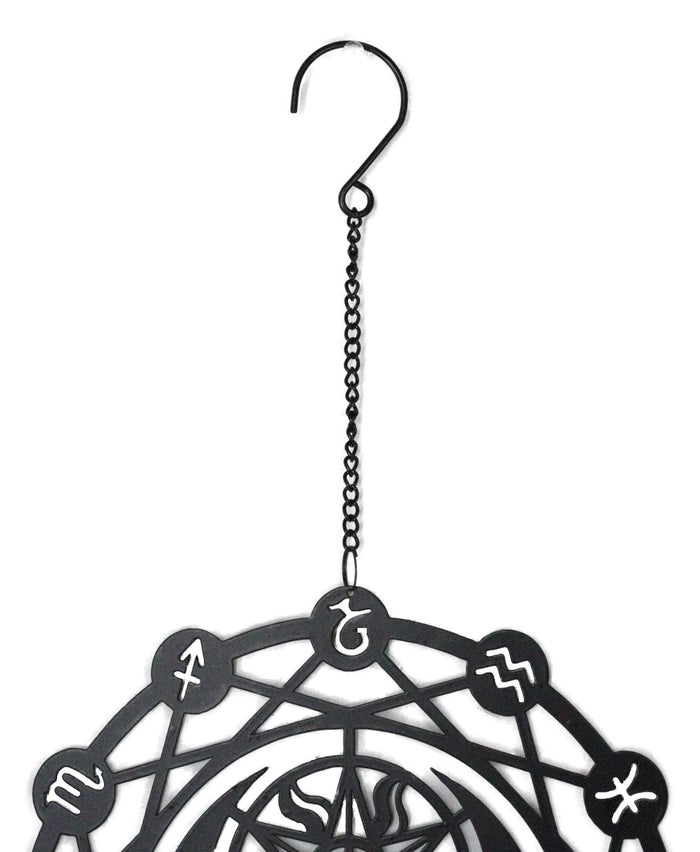 Phases Of The Moon Zodiac Solar Astrology Dreamcatcher Wall Hanging Decoration