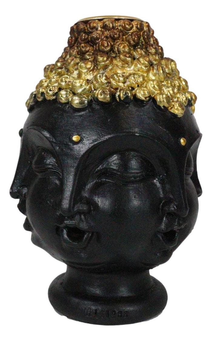 Phra Phrom Four Faced Buddha With Ushnisha Head Backflow Incense Cone Burner