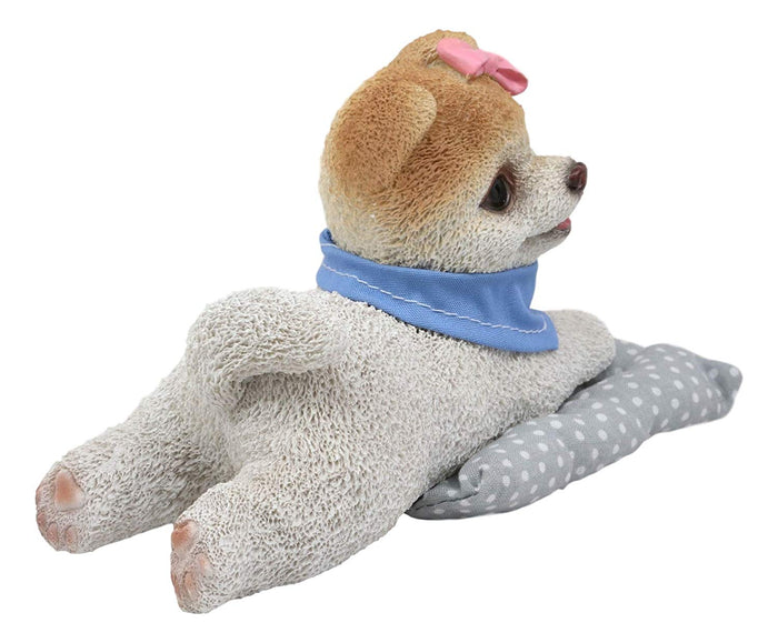 Pillow Boo The World's Cutest Pomeranian Dog Statue Pet Pal Dogs Collectible