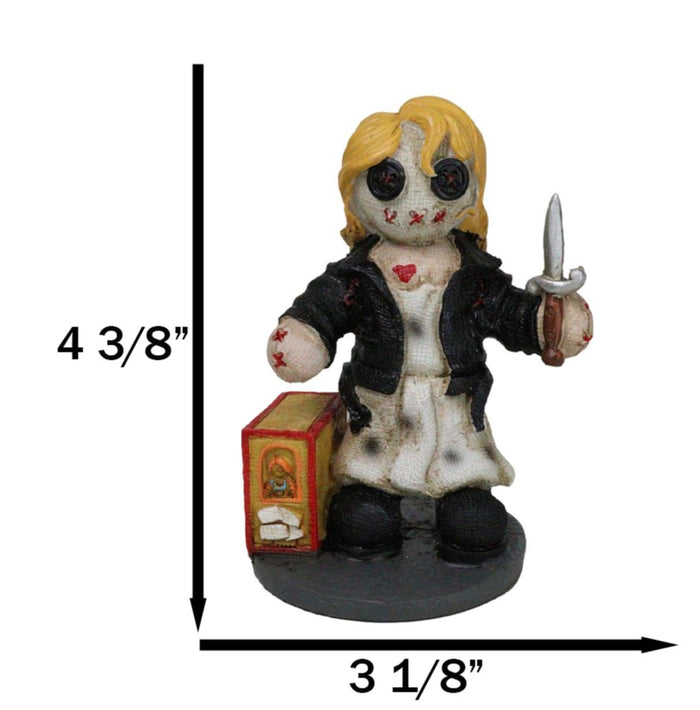 Pinheadz Monster Tiffany Valentine Bride Of Chucky With Voodoo Stitches Figurine