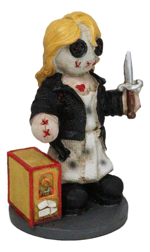 Pinheadz Monster Tiffany Valentine Bride Of Chucky With Voodoo Stitches Figurine