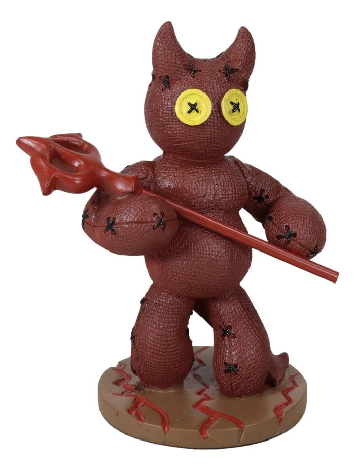 Pinheadz Voodoo Monster Devil With Pitchfork Halloween Horror Villain Figurine