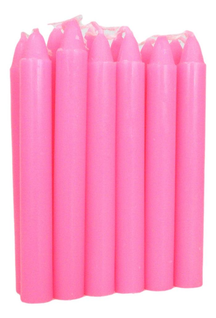 Pink Love Friendship Pack Of 12 Wicca Occult Witch Ritual Spell Chime Candles