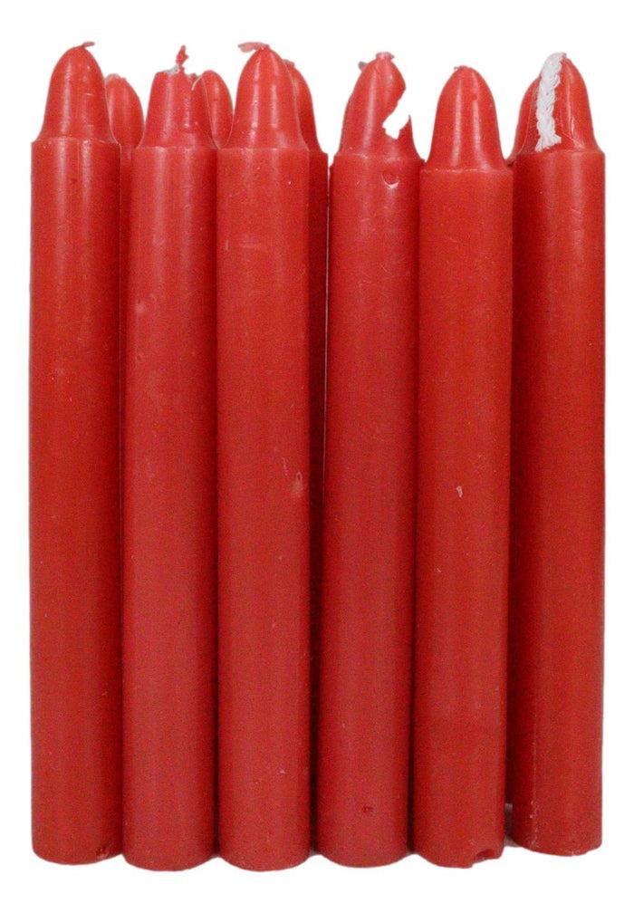 Red Love Romance Pack Of 12 Wicca Occult Witch Ritual Spell Chime Candles