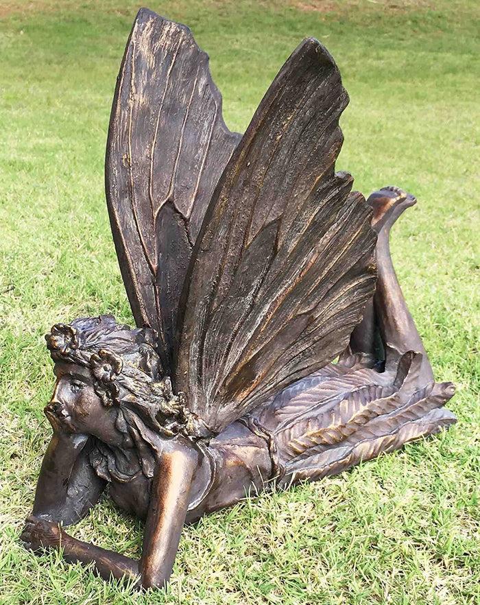 Resting Beautiful Queen Fairy Statue Elegant Home Garden Outdoor Decor Figurine