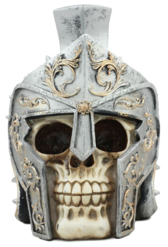 Roman General Maximus The Gladiator Skull Statue Medieval Skeleton Cranium