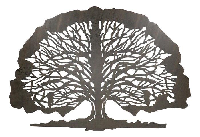 Rustic Longevity Tree Of Life With Rich Branch And Root System Wall Cutout Decor