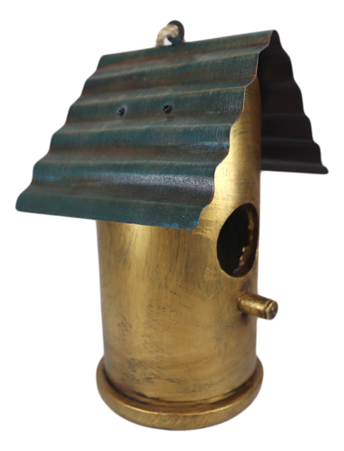 Rustic Western 12 Gauge Shotgun Ammo Bullet Shell Birdhouse Bird Feeder House