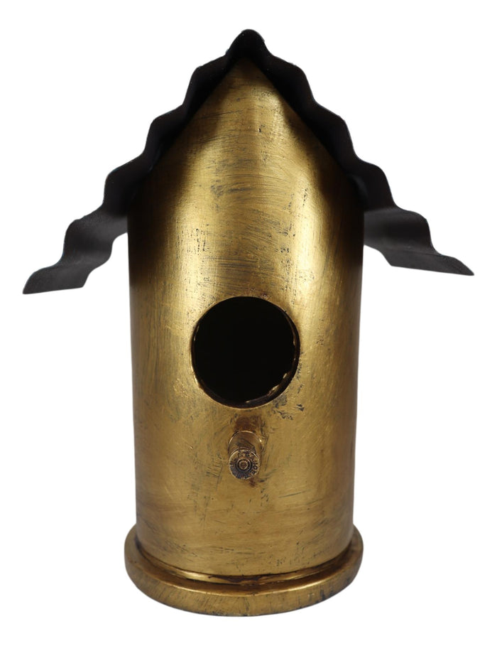 Rustic Western 12 Gauge Shotgun Ammo Bullet Shell Birdhouse Bird Feeder House
