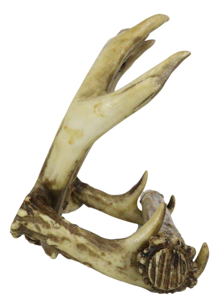 Rustic Western 8 Point Buck Deer Antlers Toilet Paper Holder Bathroom Wall Decor