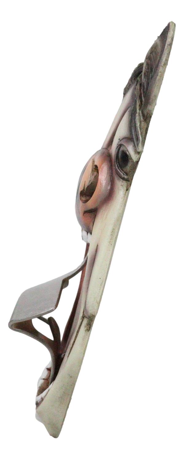 Rustic Western Country Farm Comical Neighing White Horse Wall Bottle Opener