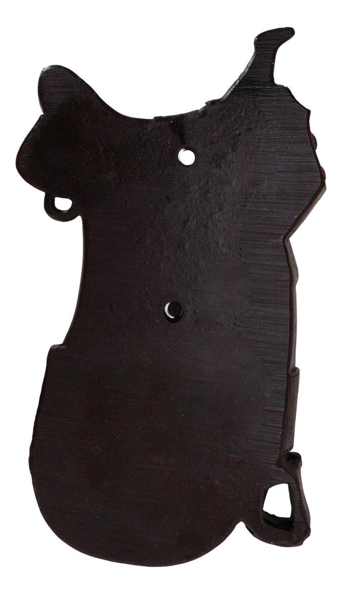 Rustic Western Cowboy Horse Saddle Tooled Floral Faux Leather Wall Bottle Opener