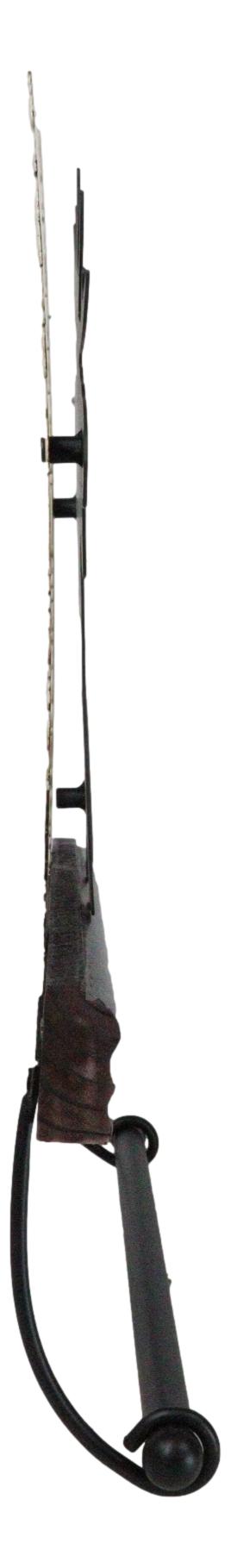 Rustic Western Elk Moose Deer By Pine Forest Wooden Wall Hand Towel Holder Bar