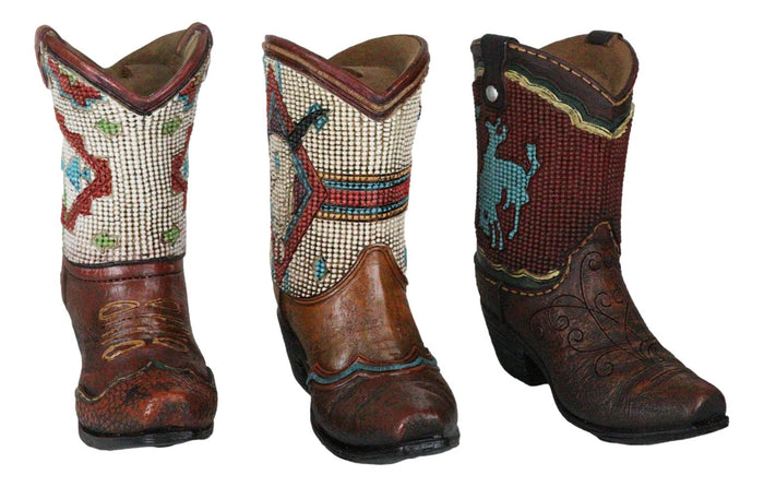 Rustic Western Patriotic Texas State Flag Cowboy Boot Money Coin Piggy Bank