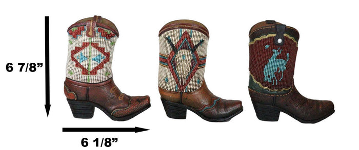 Rustic Western Patriotic Texas State Flag Cowboy Boot Money Coin Piggy Bank