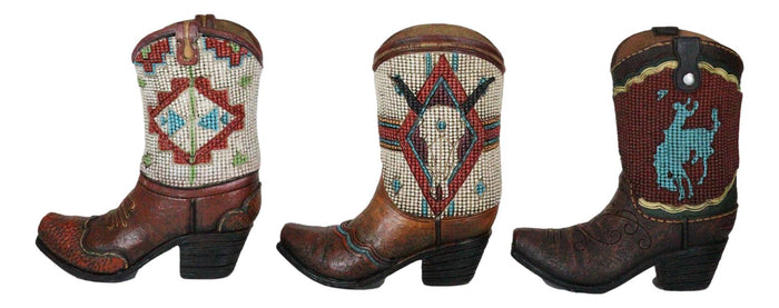 Rustic Western Patriotic Texas State Flag Cowboy Boot Money Coin Piggy Bank