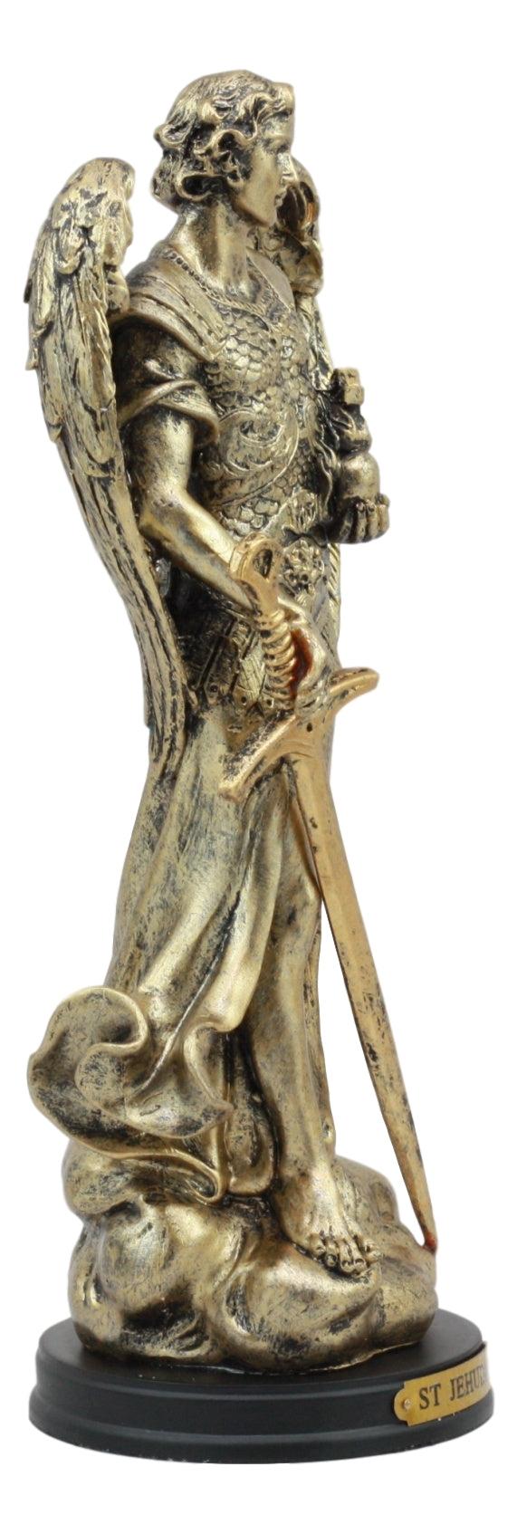 Saint Jegudiel Jehudiel Archangel Statue Patron Of Spiritual Endeavors 8"Tall