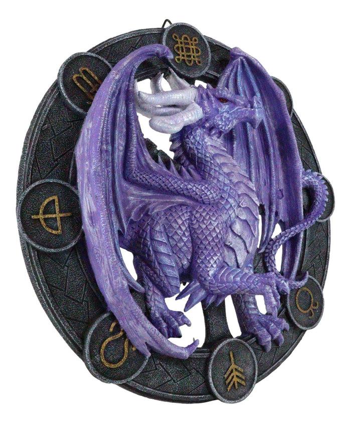 Samhain Drake Hallows Eve Wheel Of The Year Sabbats Of The Dragon Wall Decor