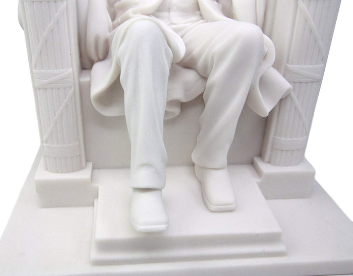 Seated Abraham Lincoln Figurine 8" H Lincoln Memorial Sculpture 16th President