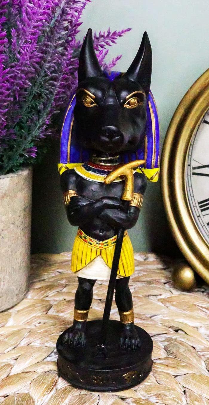 (Set) Horus And Anubis Ancient Egyptian Gods Of War & Afterlife Bobbleheads