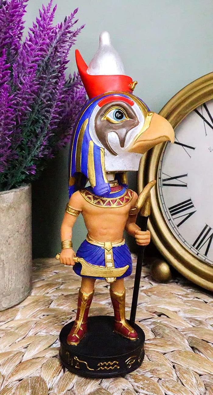 (Set) Horus And Anubis Ancient Egyptian Gods Of War & Afterlife Bobbleheads
