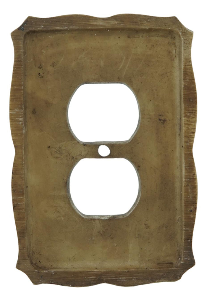 Set Of 2 Navajo Golden Crossed Arrows Wall Double Receptacle Outlet Plates