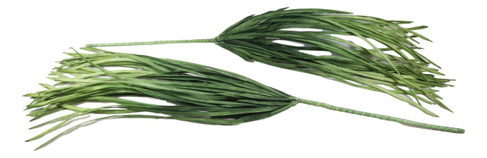Set Of 2 Realistic Artificial Botanica Long Cascading Green Foliage Leaf Stems