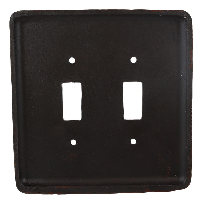 Set Of 2 Western Cowboy Six Shooter Pistols Double Toggle Switch Wall Plates
